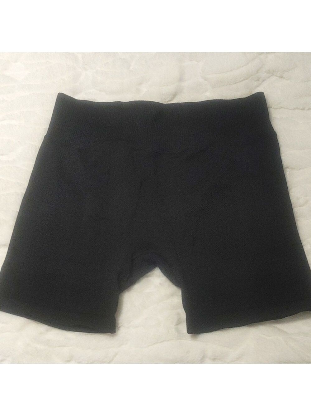 Pink Active Textured Black Workout Shorts XL 2021